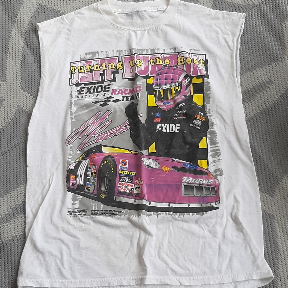 BURTON NASCAR VINTAGE CUT-OFF MENS XL T